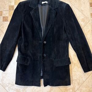 Lord & Taylor Black Suede Jacket 70’s